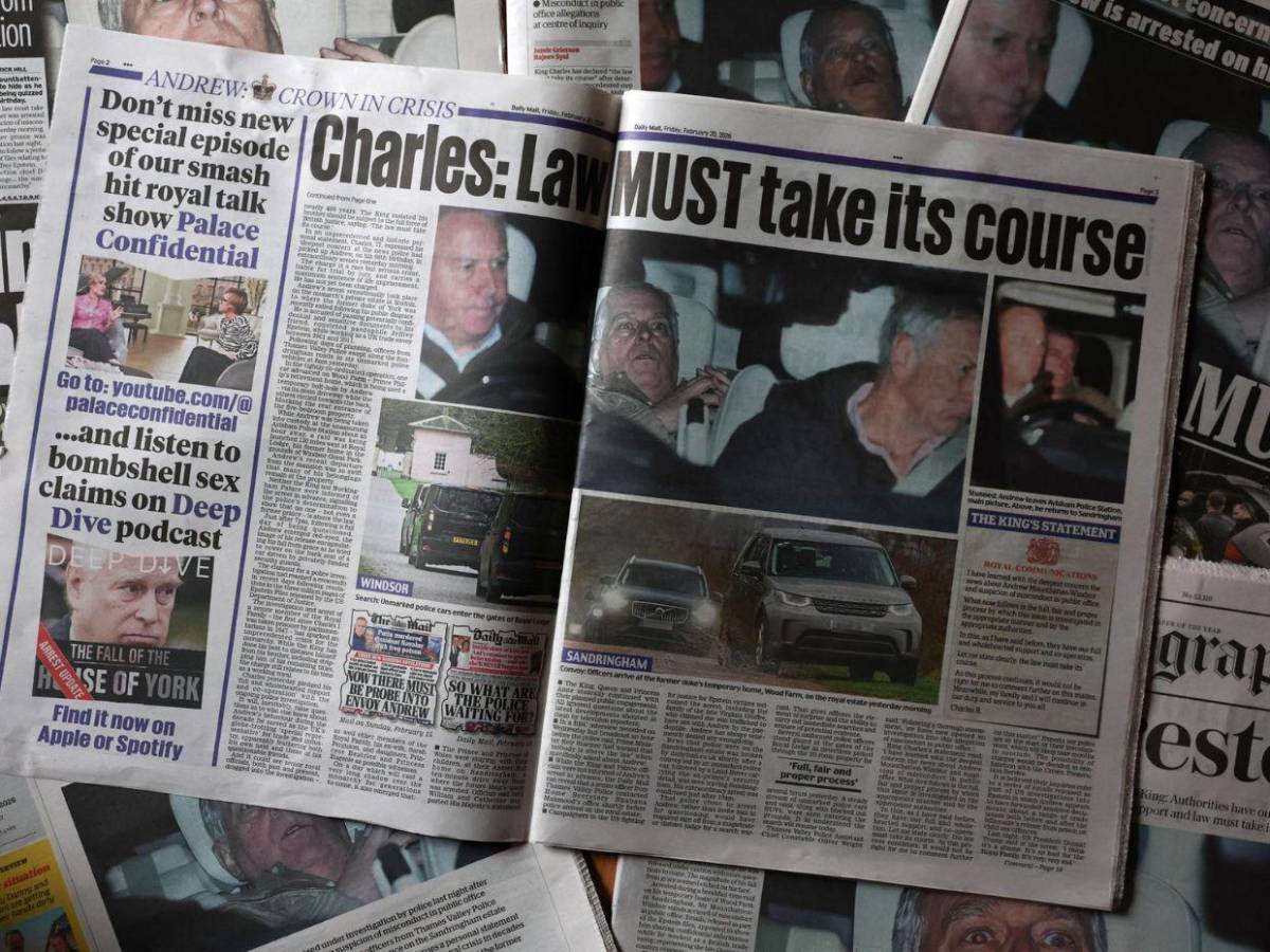 Pruebas de ADN, huellas dactilares y foto: así fue la detención del expríncipe Andrés