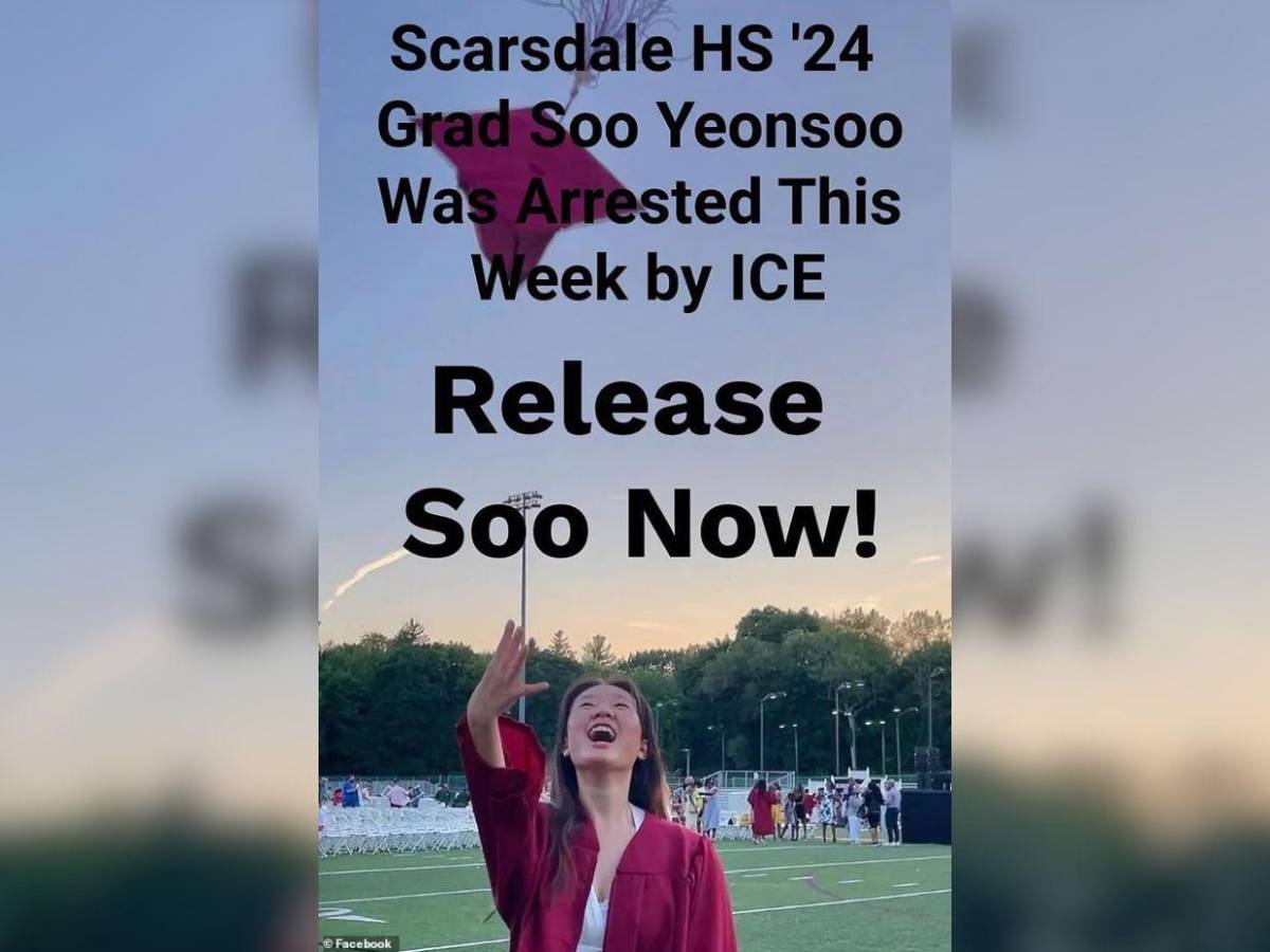 Yeonsoo Go, la estudiante surcoreana que fue detenida por ICE tras audiencia para la visa