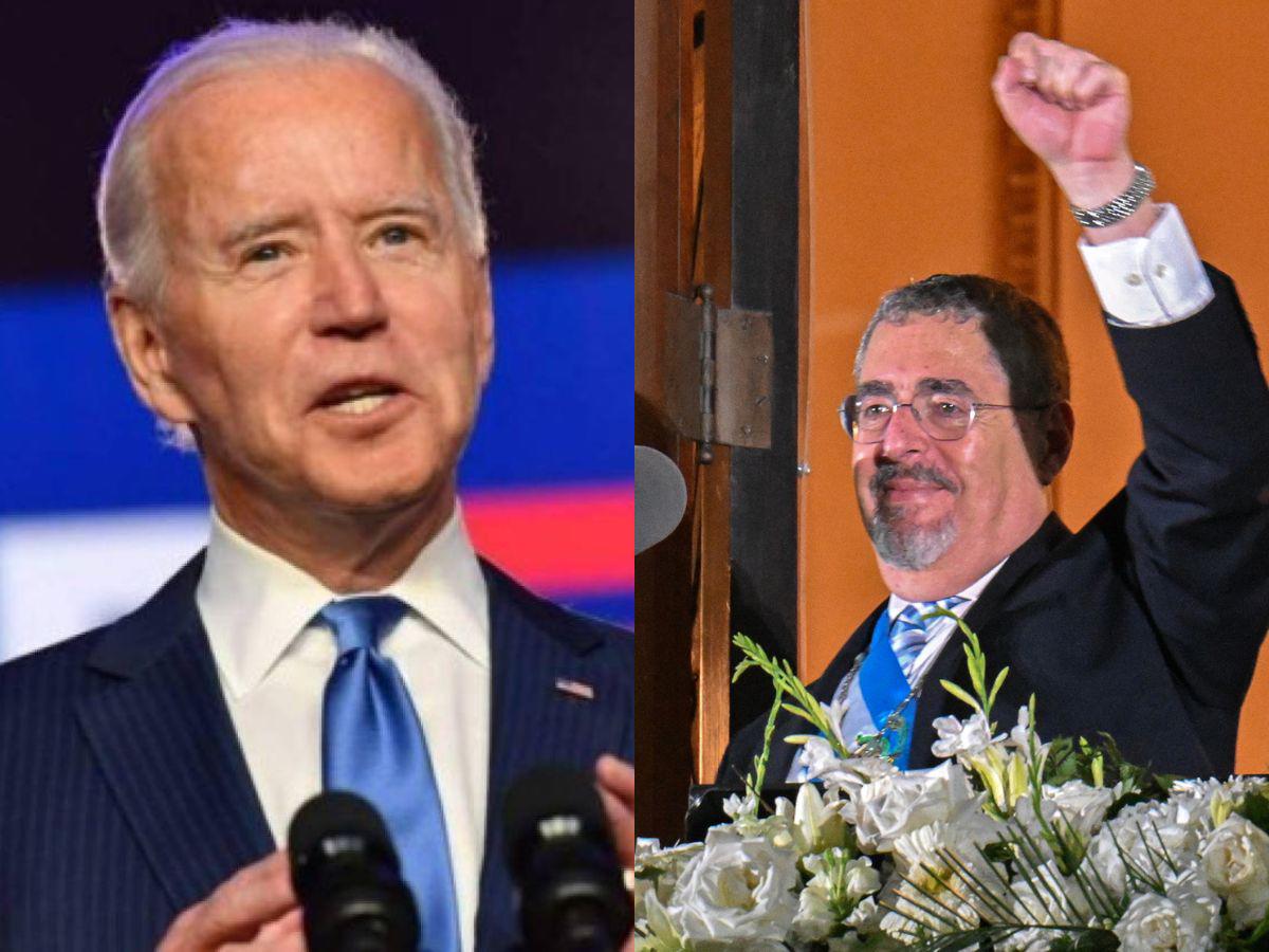 Biden felicita a Arévalo tras juramentar como presidente de Guatemala