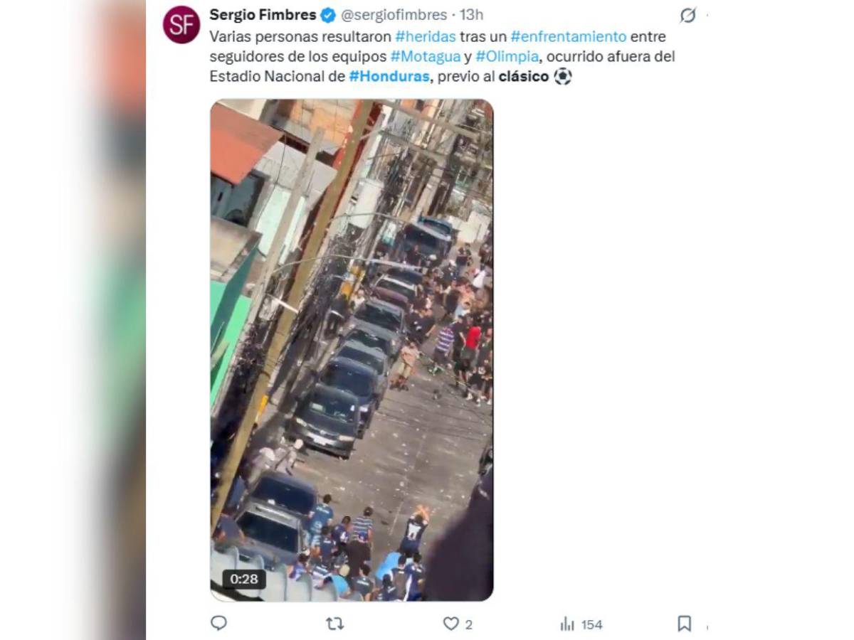 Hubo heridos y aún así se jugó: así informa el mundo sobre la violencia en el clásico