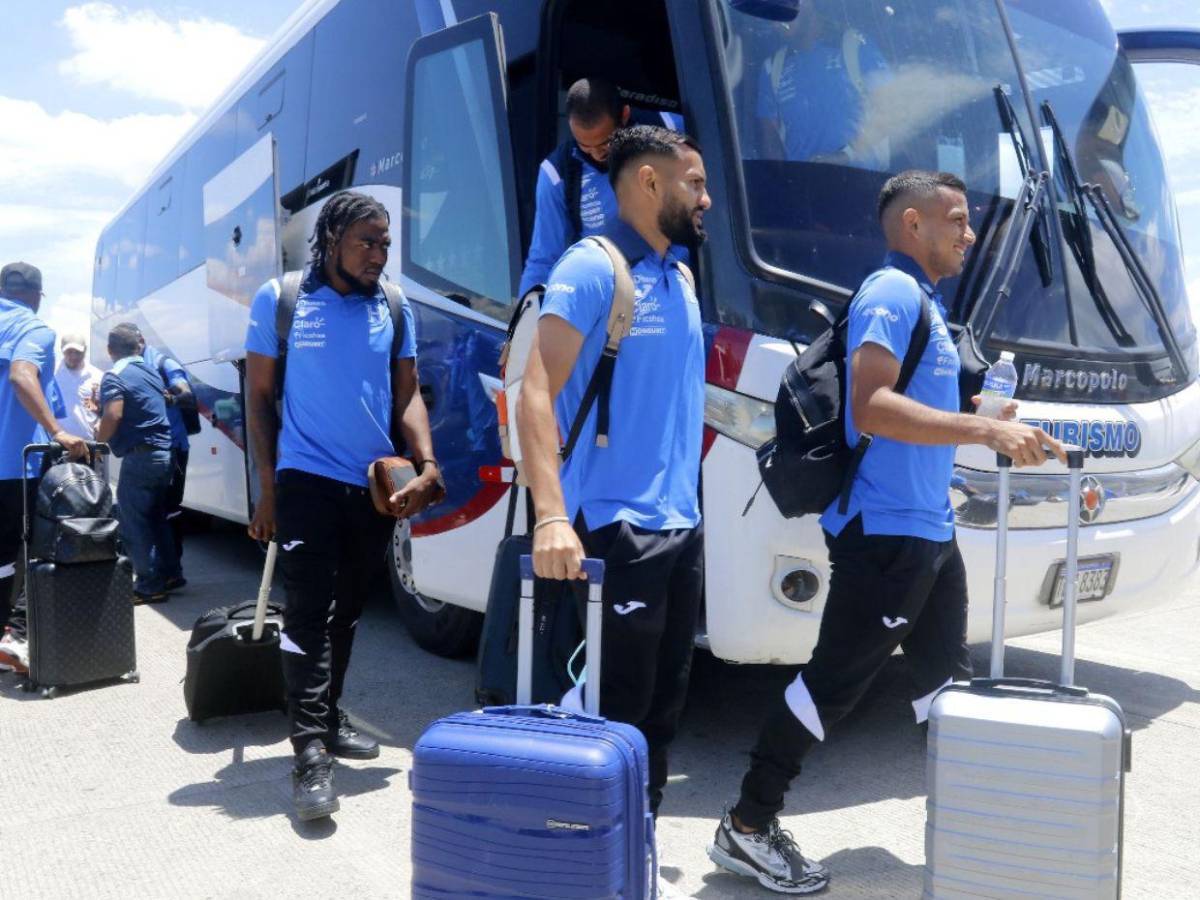 ¿Faltó alguien? Selección de Honduras sale hacia Canadá para debut en Copa Oro