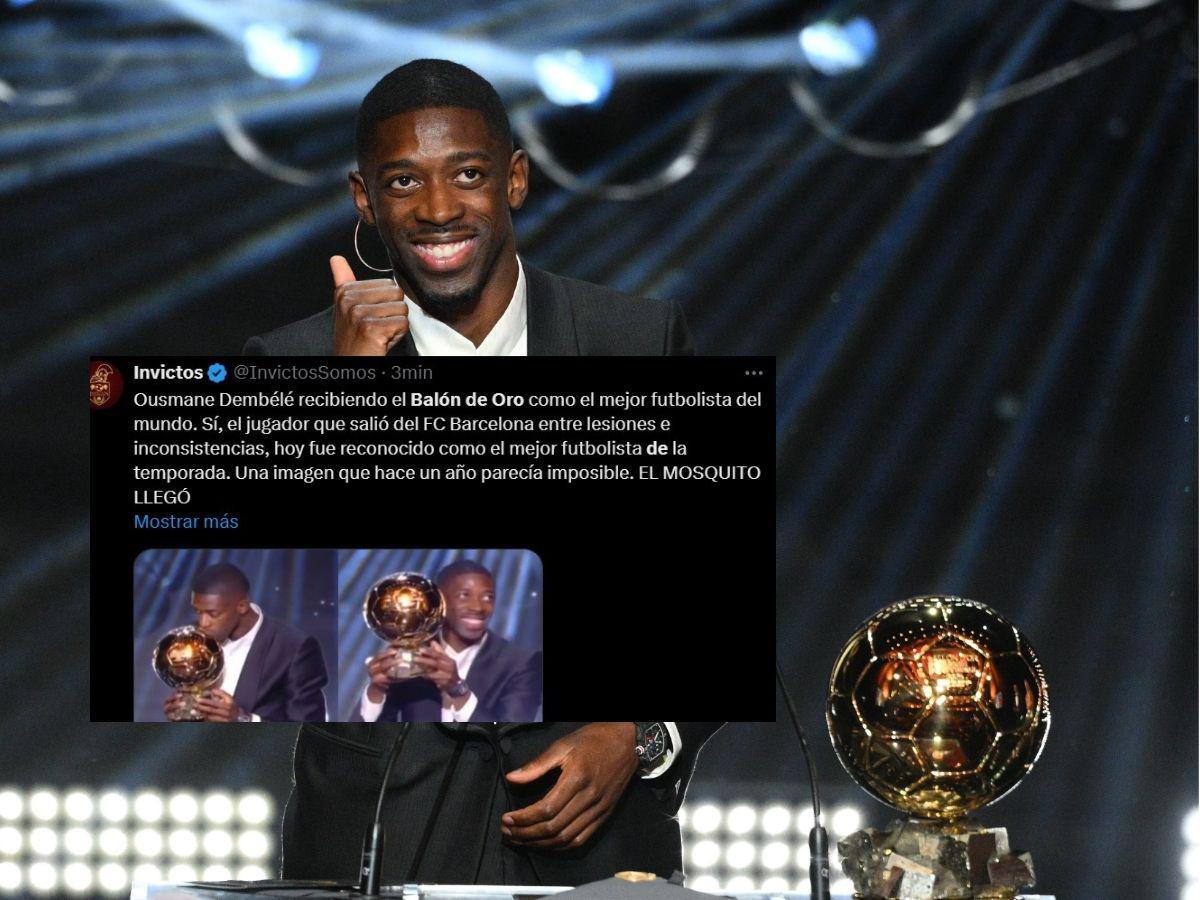 Broma pesada estará a años luz de Messi: Reacción de la prensa al ganador del Balón de Oro 2025