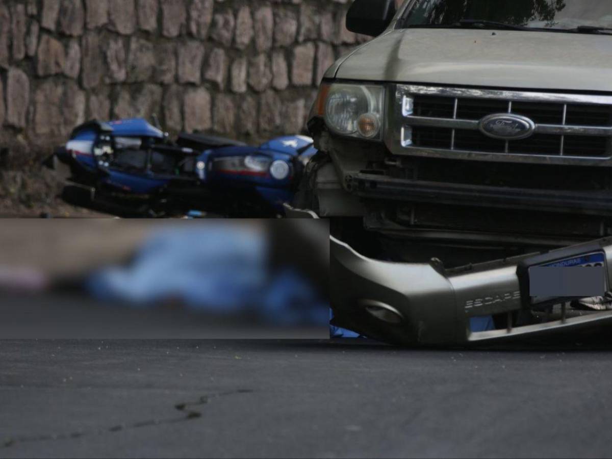 Tragedia en Tegucigalpa: Pareja en motocicleta fallece tras impacto con camioneta Tragedia en Tegucigalpa: Pareja en motocicleta fallece tras impacto con camioneta
