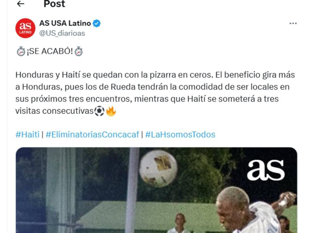 Vergonzoso La H fue muda: Prensa catracha explota tras el Honduras vs Haití en Eliminatoria