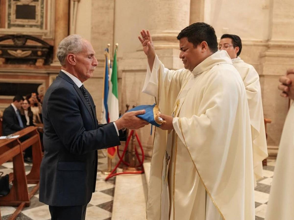 Reunión con diáspora y acuerdos con el Vaticano: la visita de Nasry Asfura a Italia en imágenes