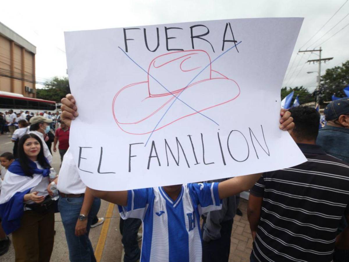 Sin democracia no hay paz: los mensajes en la marcha del Partido Nacional