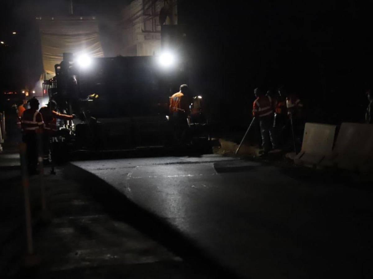 Se agiliza reconstrucción nocturna del Fuerzas Armadas con los “dragones”