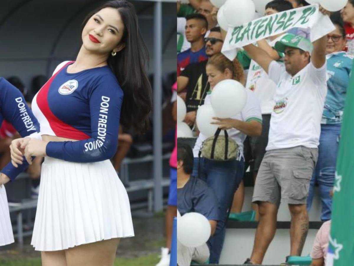 No se vio en tv: Belleza y ambiente en el Excélsior en partido de Platense-Olancho