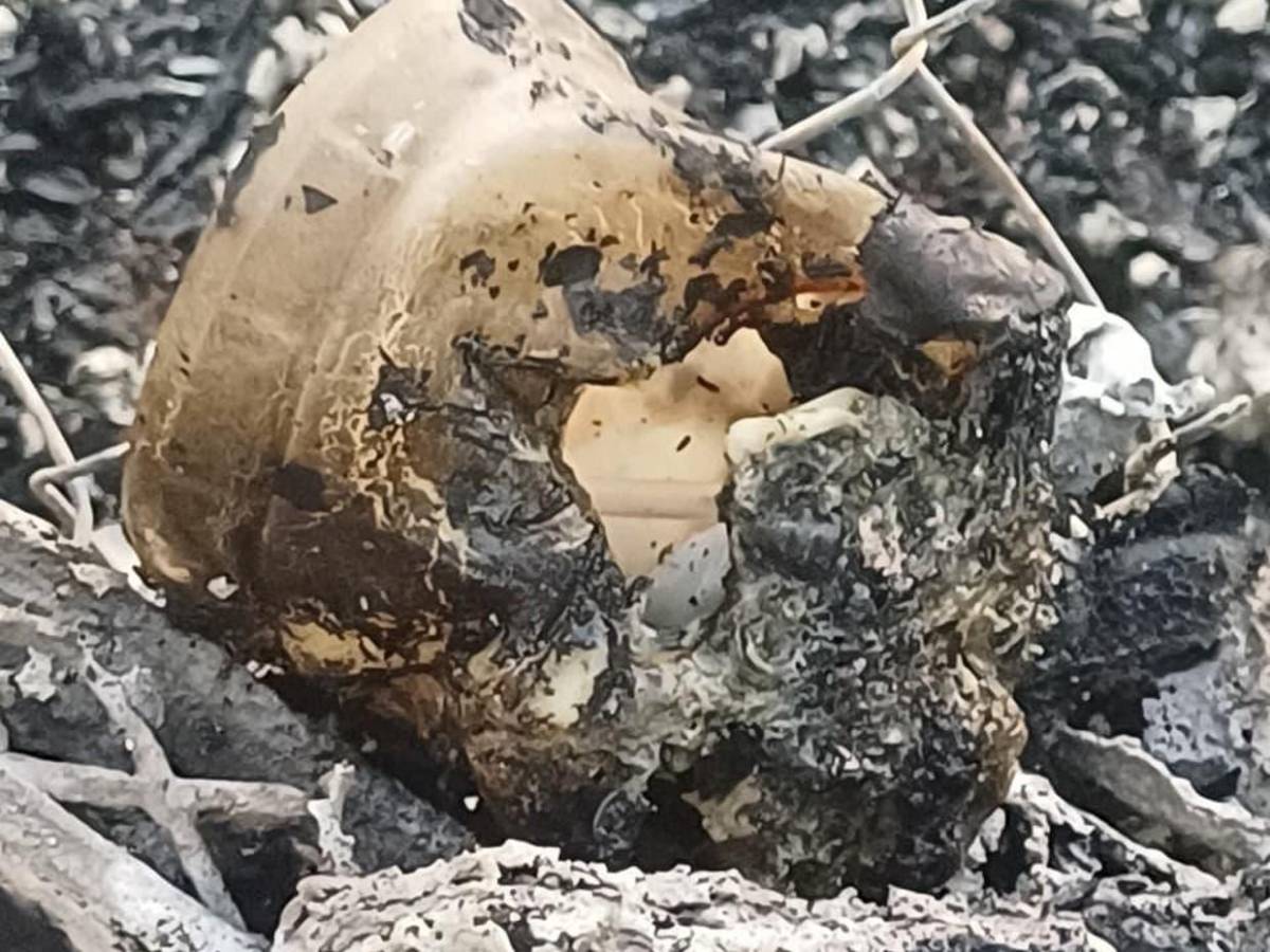 Los daños que dejó el incendio provocado en el 911 de Choluteca