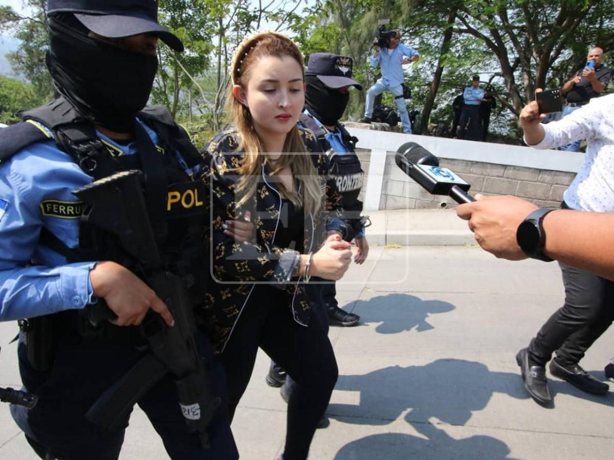 Trasladan a Tegucigalpa a Yosary Valle, hija de principal cabecilla de los Valle Valle