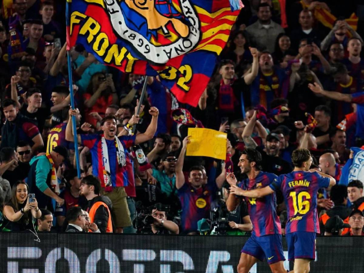 Burlas y festejo frente a su máximo enemigo: Así celebró el Barcelona un nuevo título en España