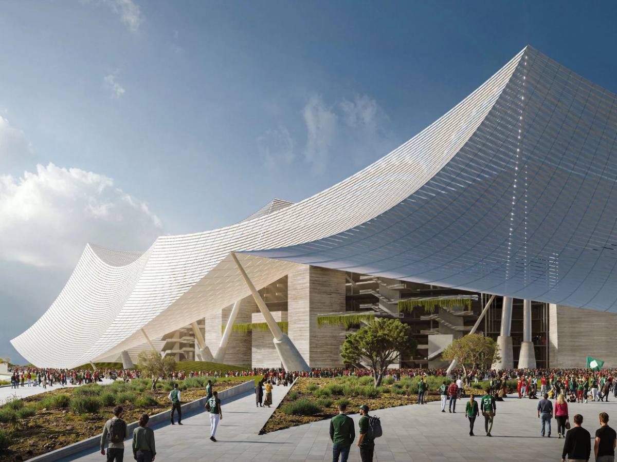 Así será el estadio que busca acoger la final del Mundial 2030: el más grande del planeta