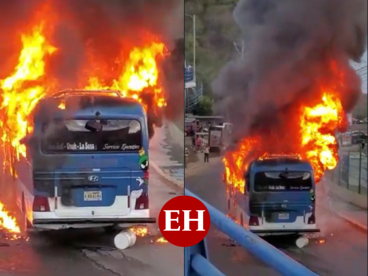 Criminales bajaron a pasajeros y prendieron fuego a rapidito en la capital