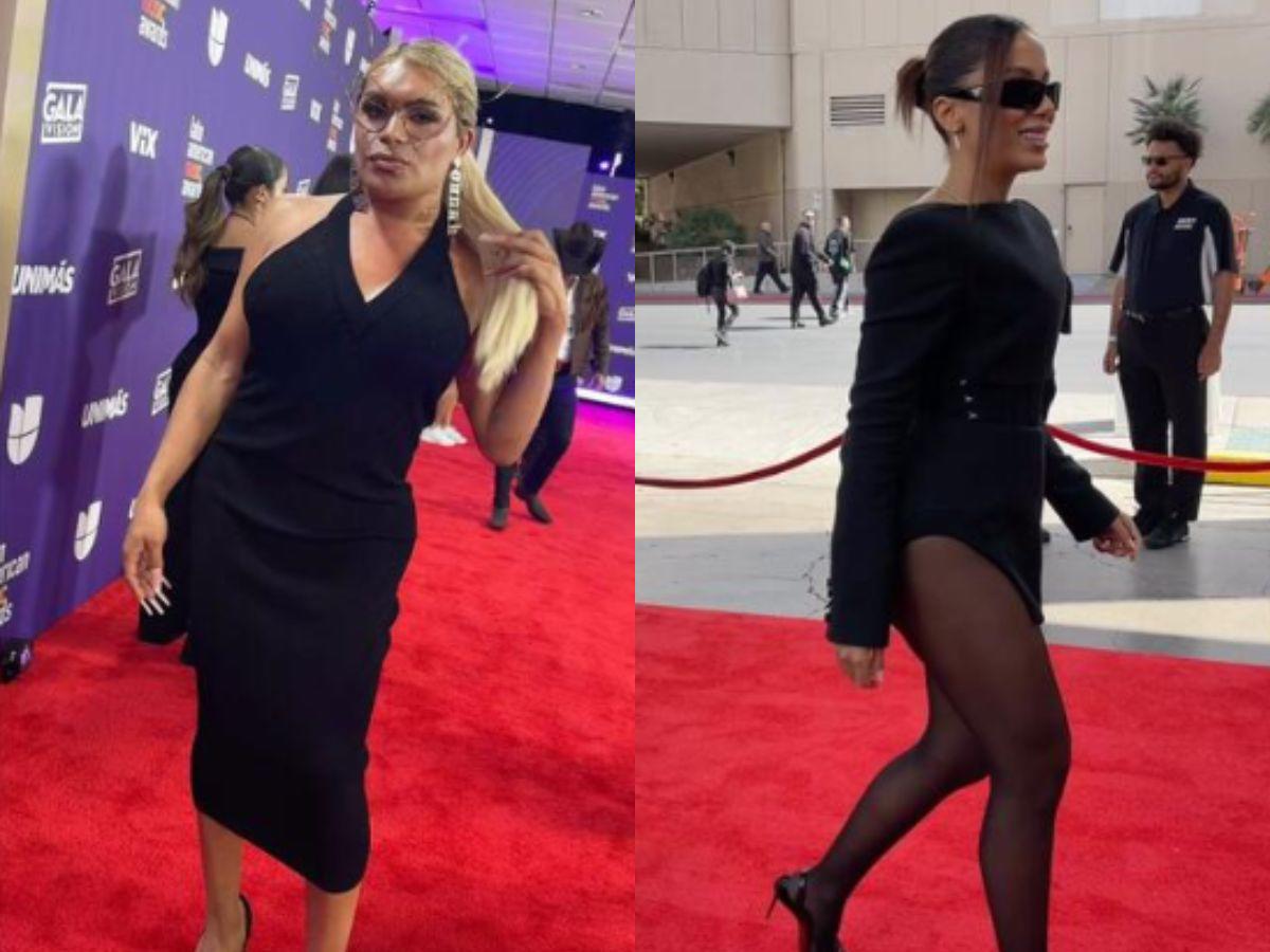 Wendy Guevara y Anitta, la cantante brasileña.