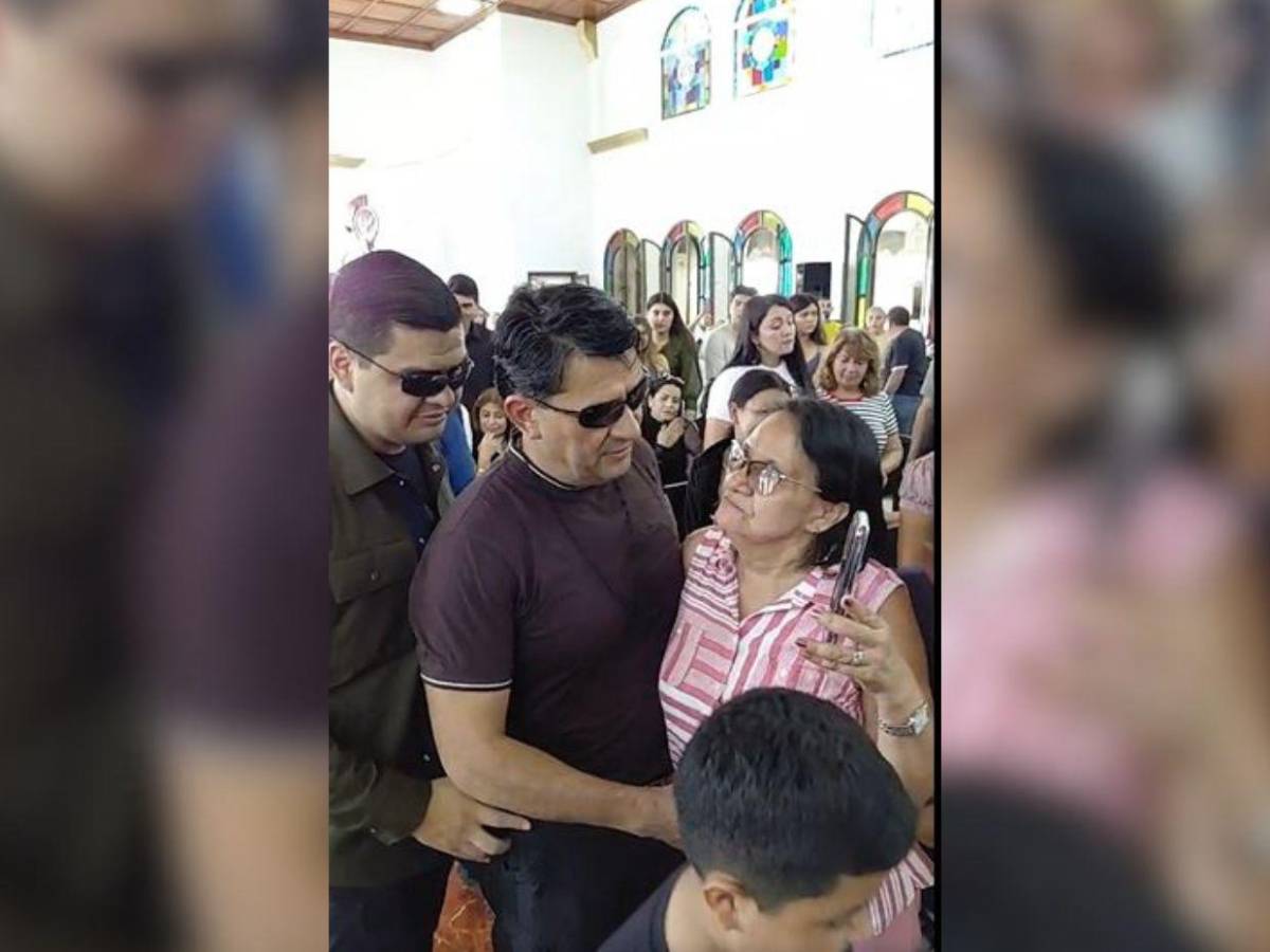 Llegó en helicóptero y se hincó en la iglesia: así arribó Chande Ardón a El Paraíso, Copán