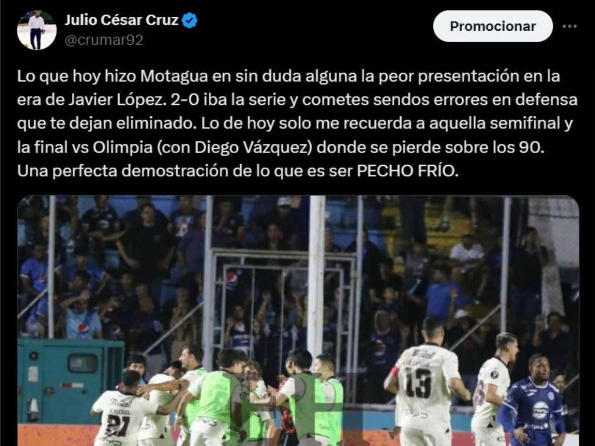 Equipo pecho frío: Lo que dice la prensa de Honduras y Costa Rica tras la eliminación de Motagua
