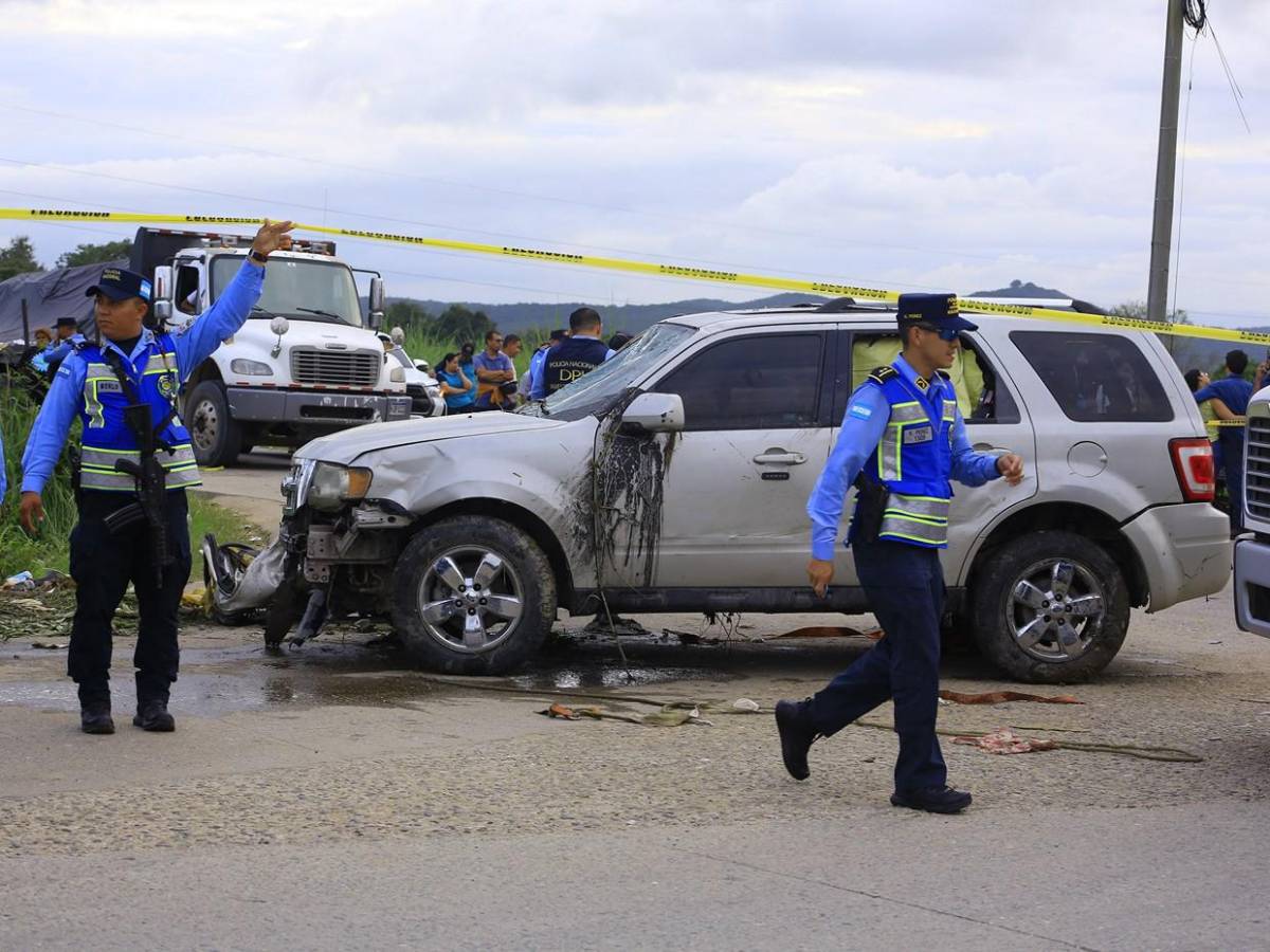 Esquivar moto o colisión con otro carro: investigan cómo pasó accidente en Cortés