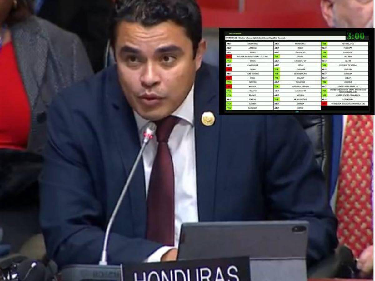 Asamblea: Honduras no apoya que investiguen violación a derechos humanos en Venezuela