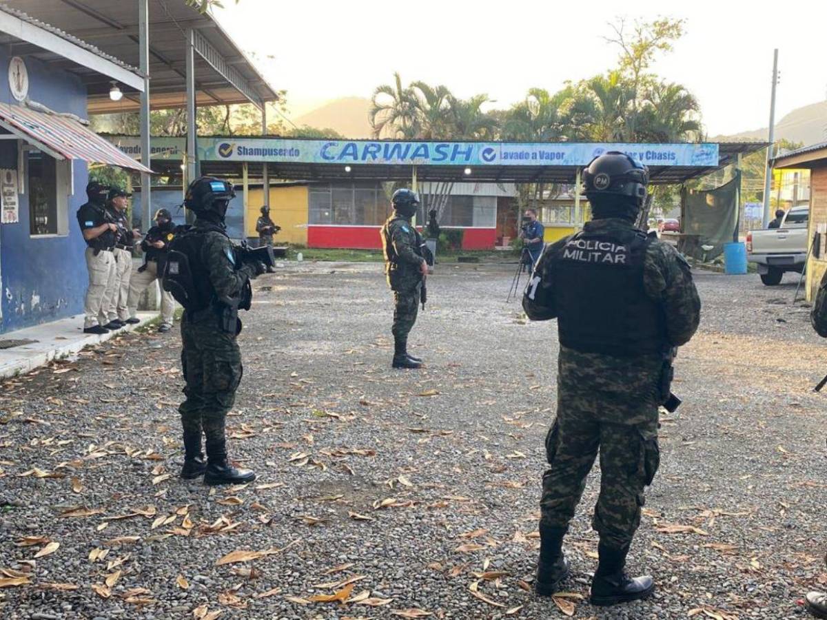 Mansiones y un carwash: los lugares allanados en la zona norte del país