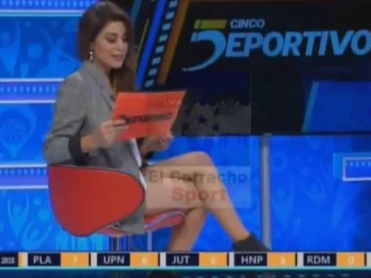 Funcionaria que besó a Redondo fue modelo en programa deportivo de Nasralla