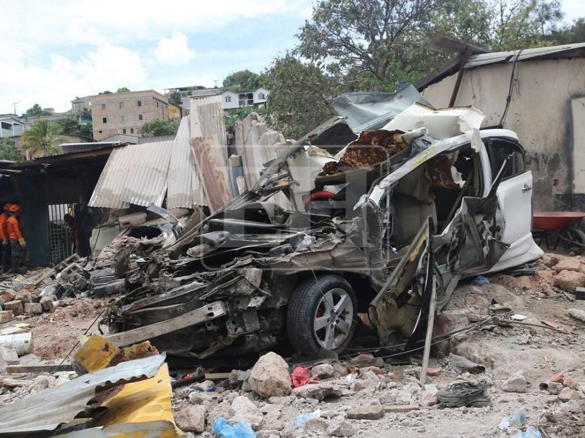 Zona donde ocurrió la tragedia de Villa Nueva, un día después del fatal accidente