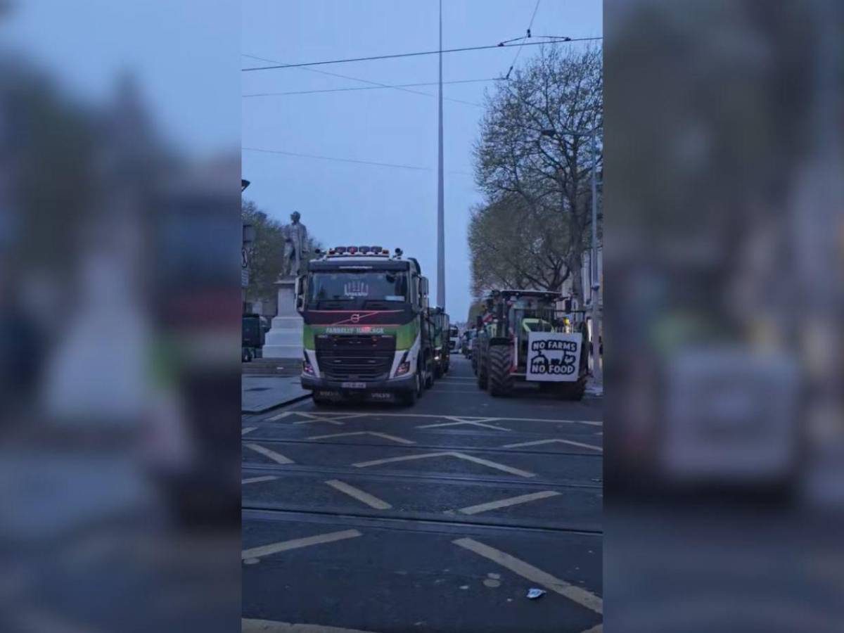 Bloqueos y caos vial en Dublín por alza en combustibles