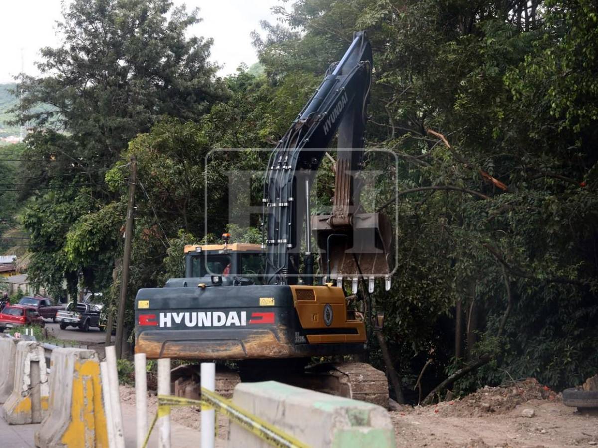 Así avanza demolición de viviendas en salida al sur para ampliación de carretera