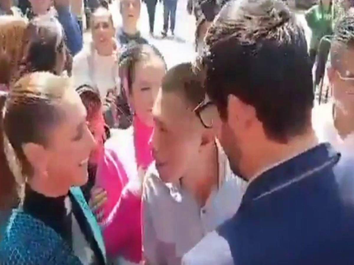 Un hombre acosó y tocó a Sheinbaum durante un recorrido en Ciudad de México