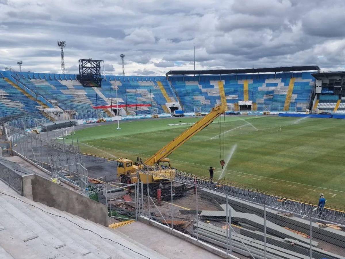 Nuevas fotos: Así va quedando el Estadio Nacional con el techo que le están instalando