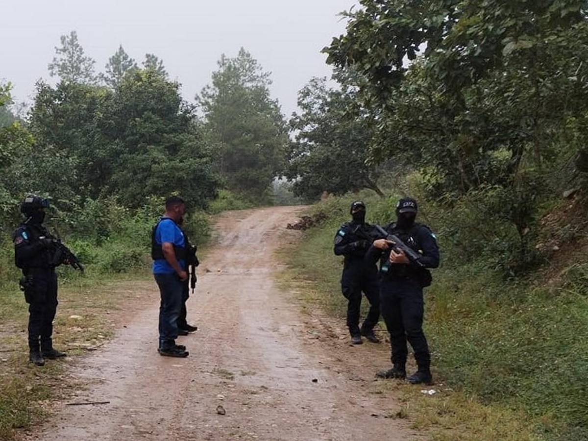 Así fue ubicada la escena donde asesinaron a la maestra Aleyda Santos en Gualaco