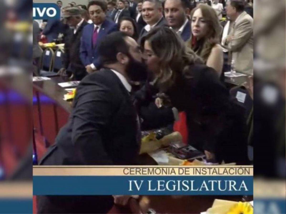 ¿Quién es Suyen Muñoz, la mujer a la que besó Luis Redondo en el Congreso?