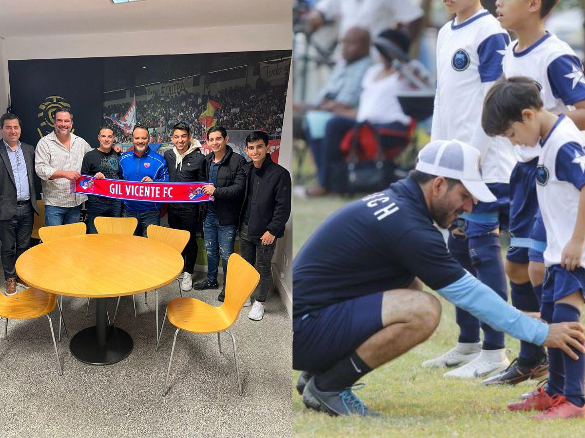 Jonathan Rubio, el primer jugador hondureño con su propia academia en Portugal y Honduras