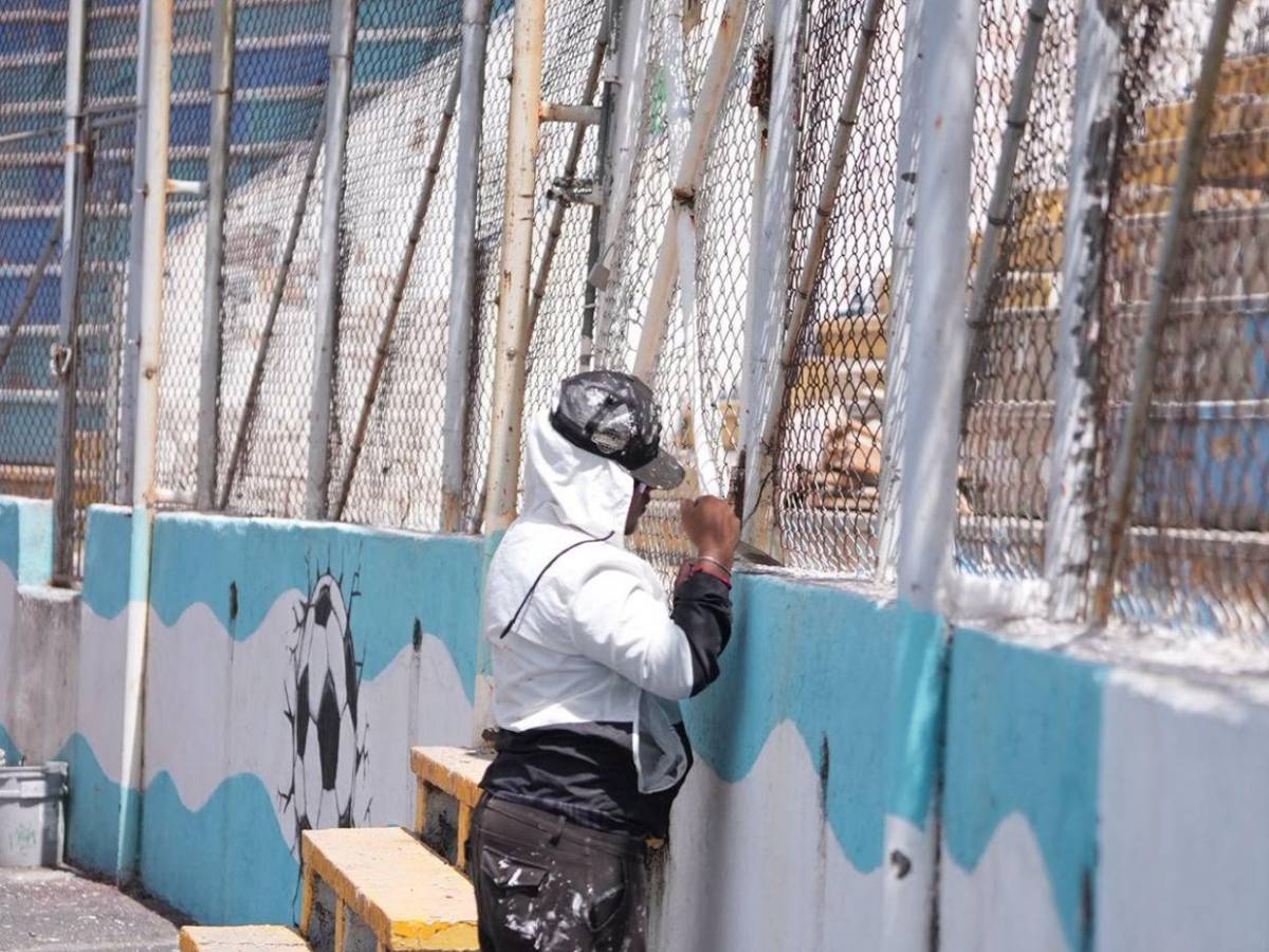Gobierno de Xiomara Castro lo había dejado así: Condepor hace cambios en el Estadio Nacional