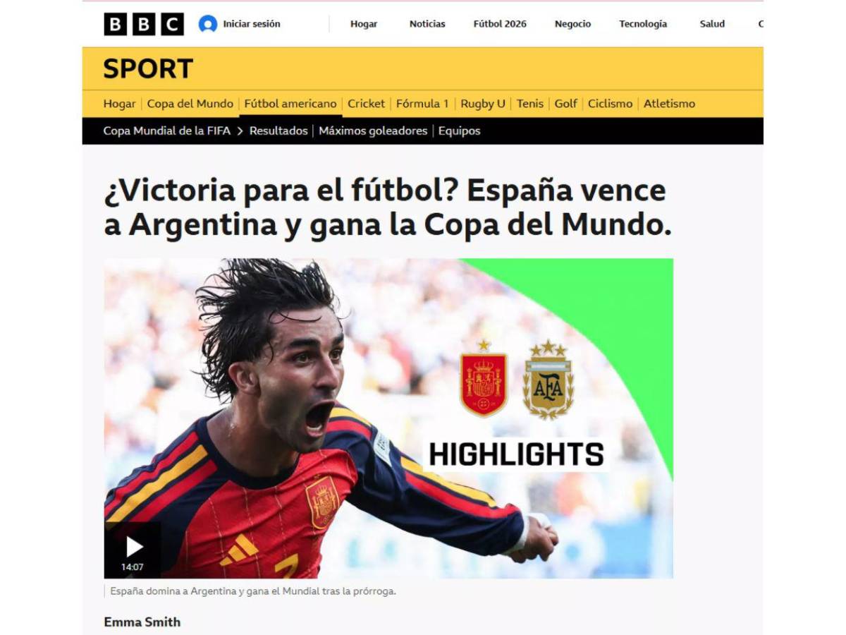 Fútbol 1, Criminales 0: medios internacionales explotan contra Argentina tras perder la final del Mundial