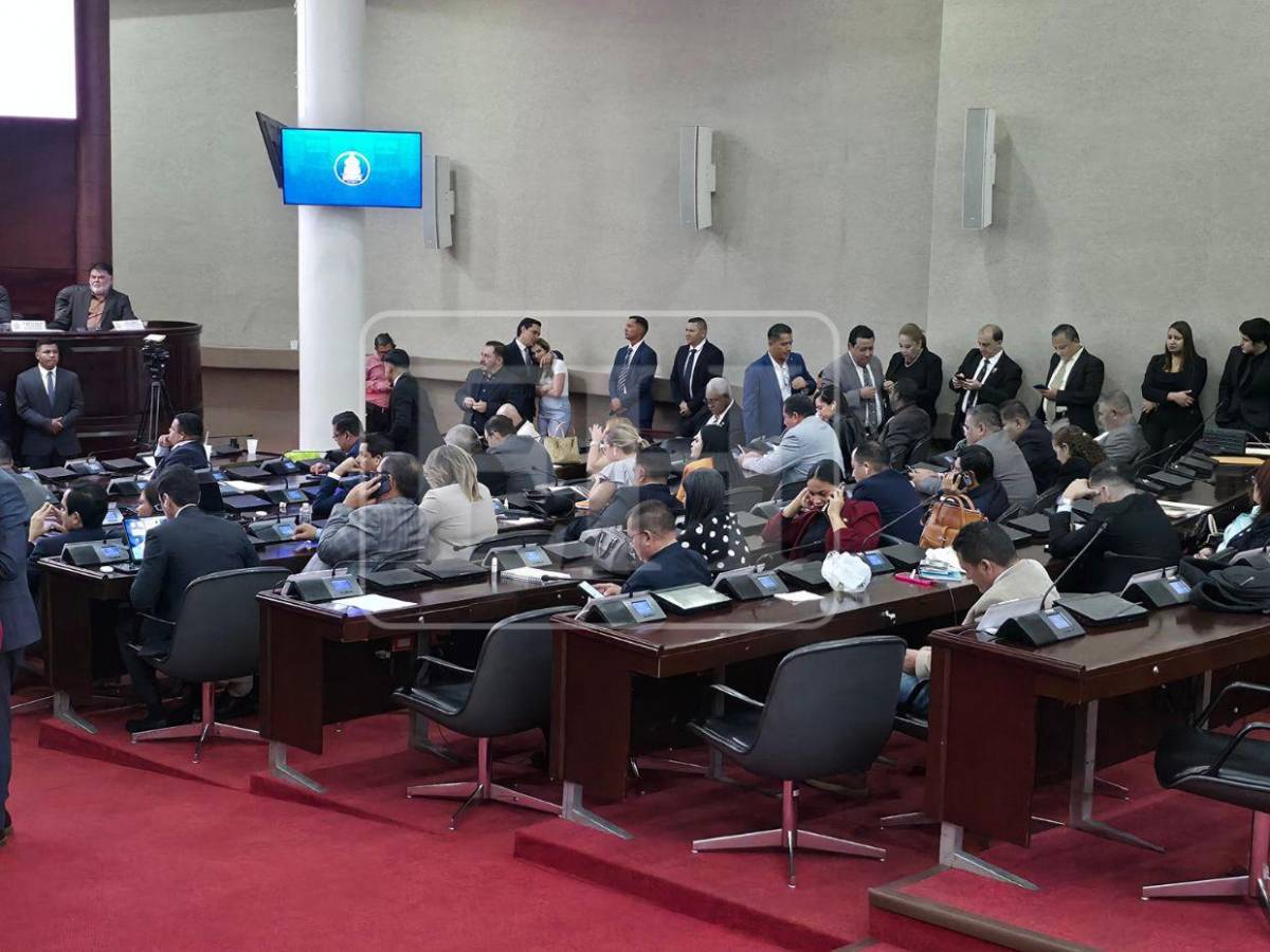 'No más persecución': protestas de Libre irrumpen en lectura del informe final del juicio político en el CN