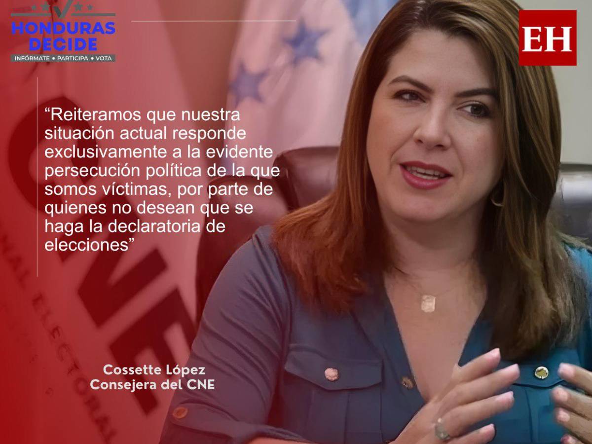 Las frases de Cossette López al anunciar su resguardo por presunta persecución política