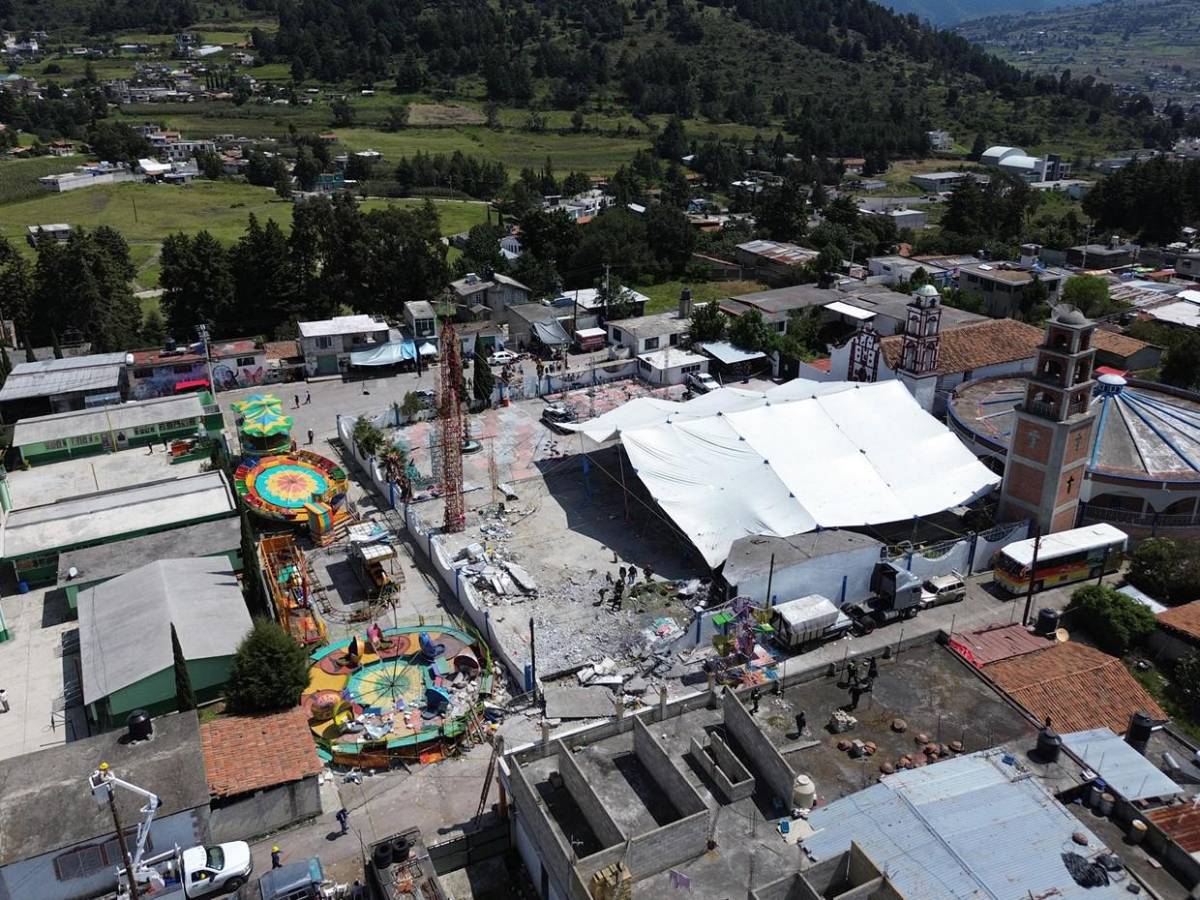 El atrio colapsó sobre las víctimas: explosión de pirotecnia deja 10 muertos en México