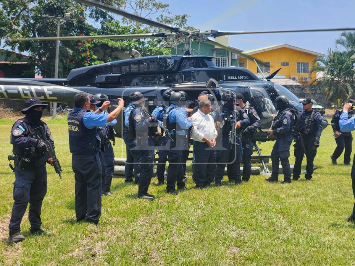 No tenemos nada que temer: Adán Fúnez al ser trasladado a La Ceiba por crimen de Juan López