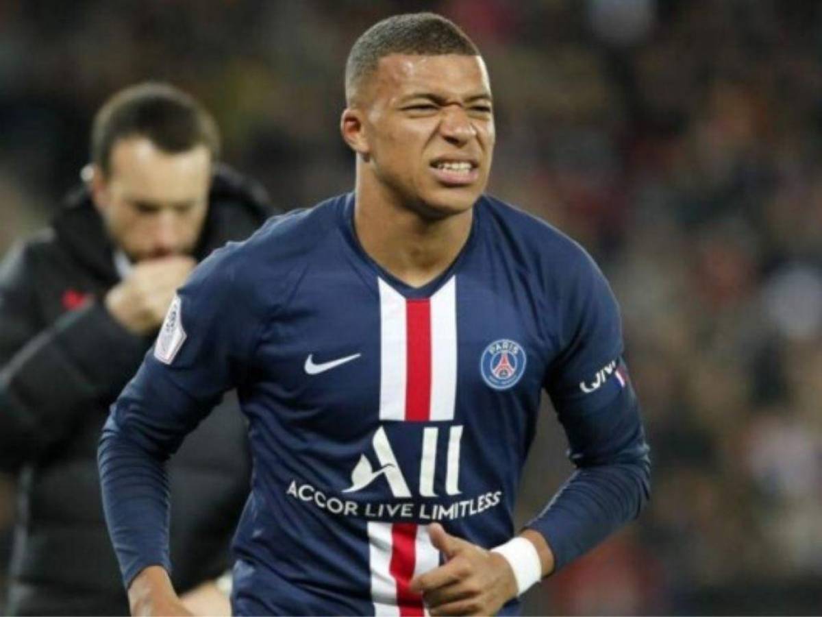 Mbappé es duda para el partido contra el Real Madrid por lesión