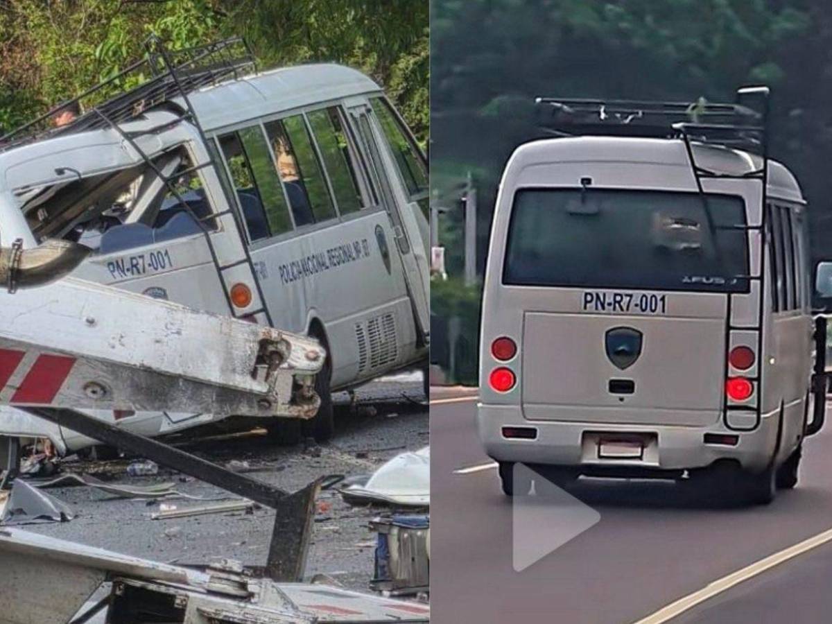 No imaginaban lo que venía: video muestra viaje de bus policial accidentado en la CA-5,  antes de la tragedia