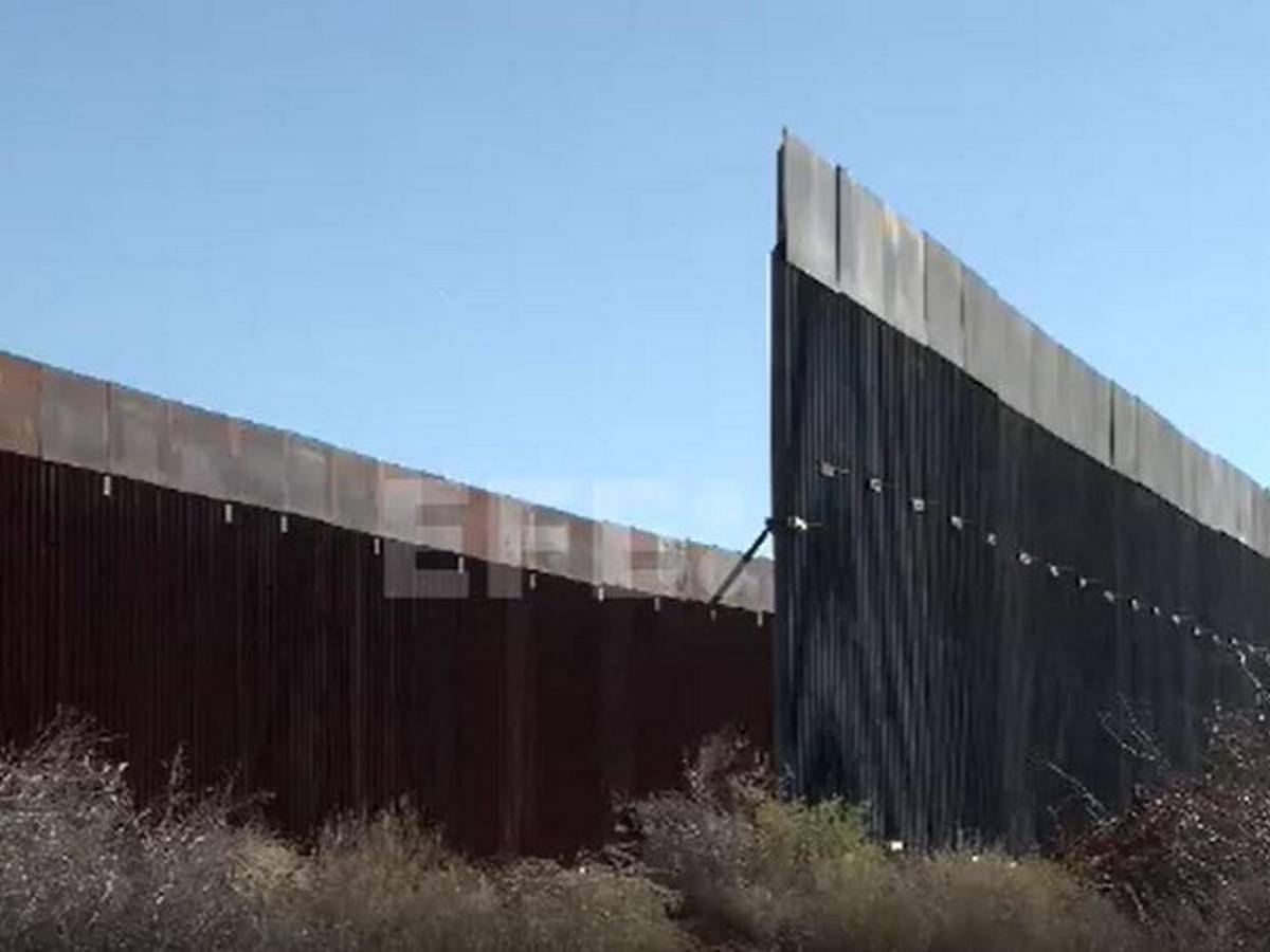 ¿En qué consiste el nuevo muro negro de Trump para frenar a  migrantes?