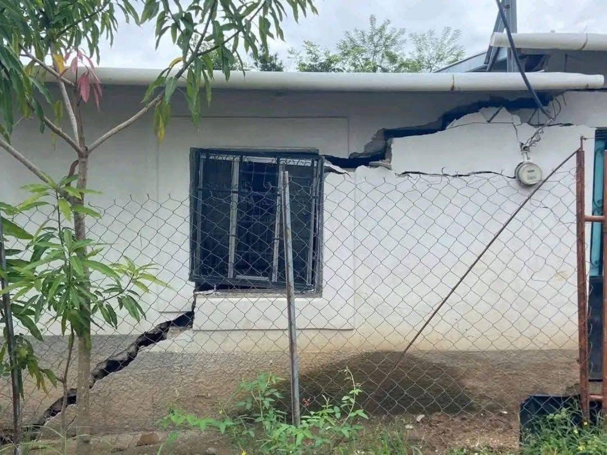Falla geológica destruye viviendas y provoca evacuaciones en Ocotepeque