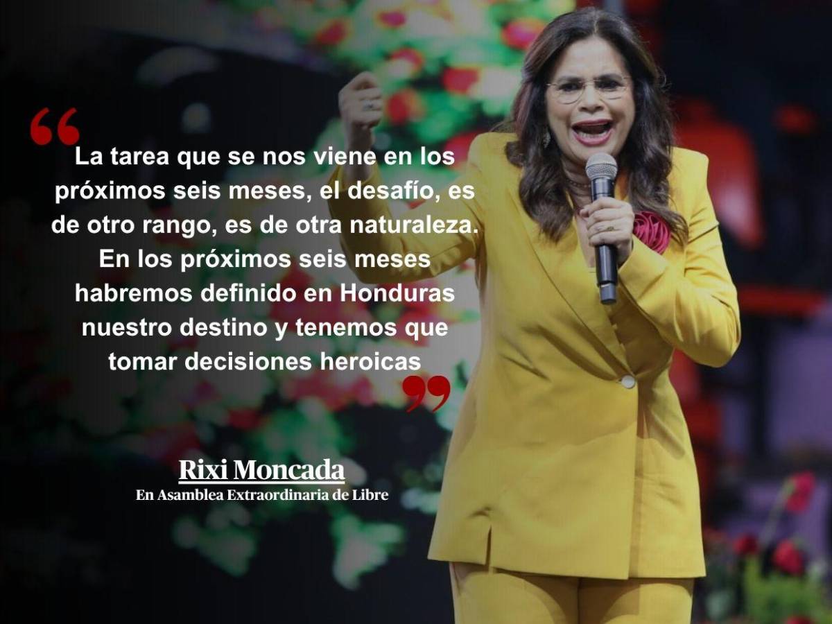 “Soy del pueblo, soy justicia”: 33 frases de Rixi Moncada en asamblea de Libre rumbo a las generales “Soy del pueblo, soy justicia”: 33 frases de Rixi Moncada en asamblea de Libre rumbo a las generales