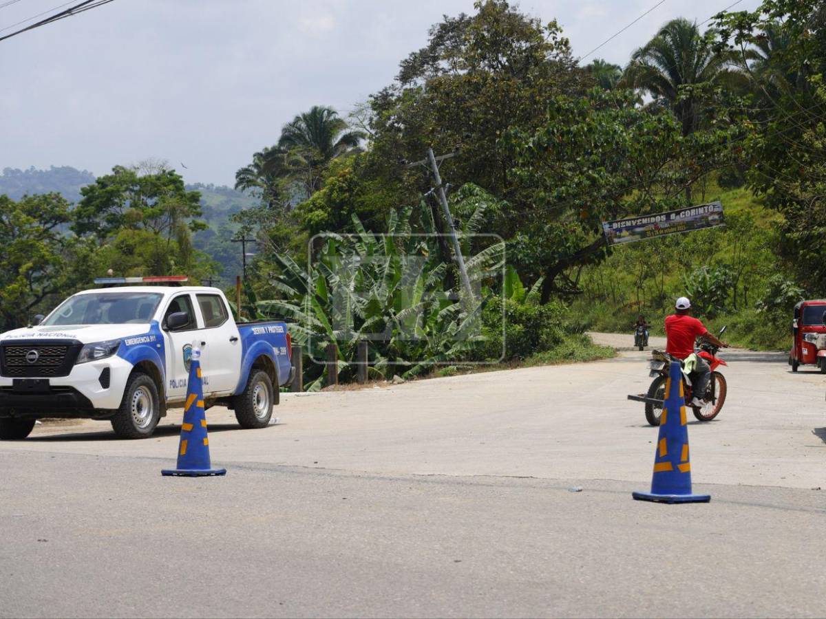 En fotos: comienza intervención en Corinto, Omoa, tras muerte de agentes