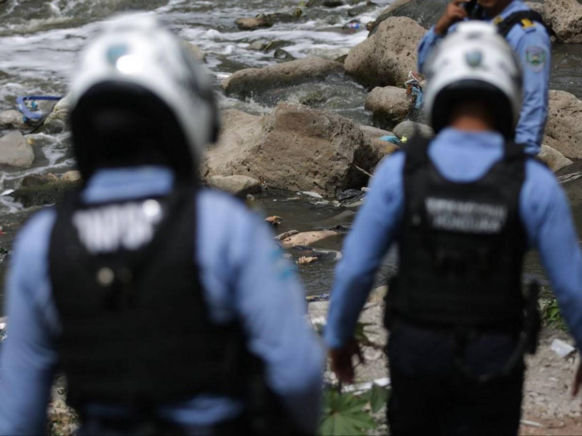 La dantesca escena en el río Choluteca donde fueron encontrados dos cuerpos