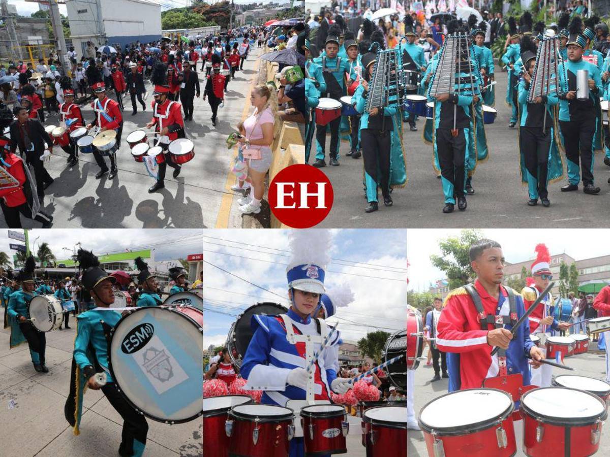 VIDEOS: Las bandas que pusieron el ritmo a los desfiles patrios