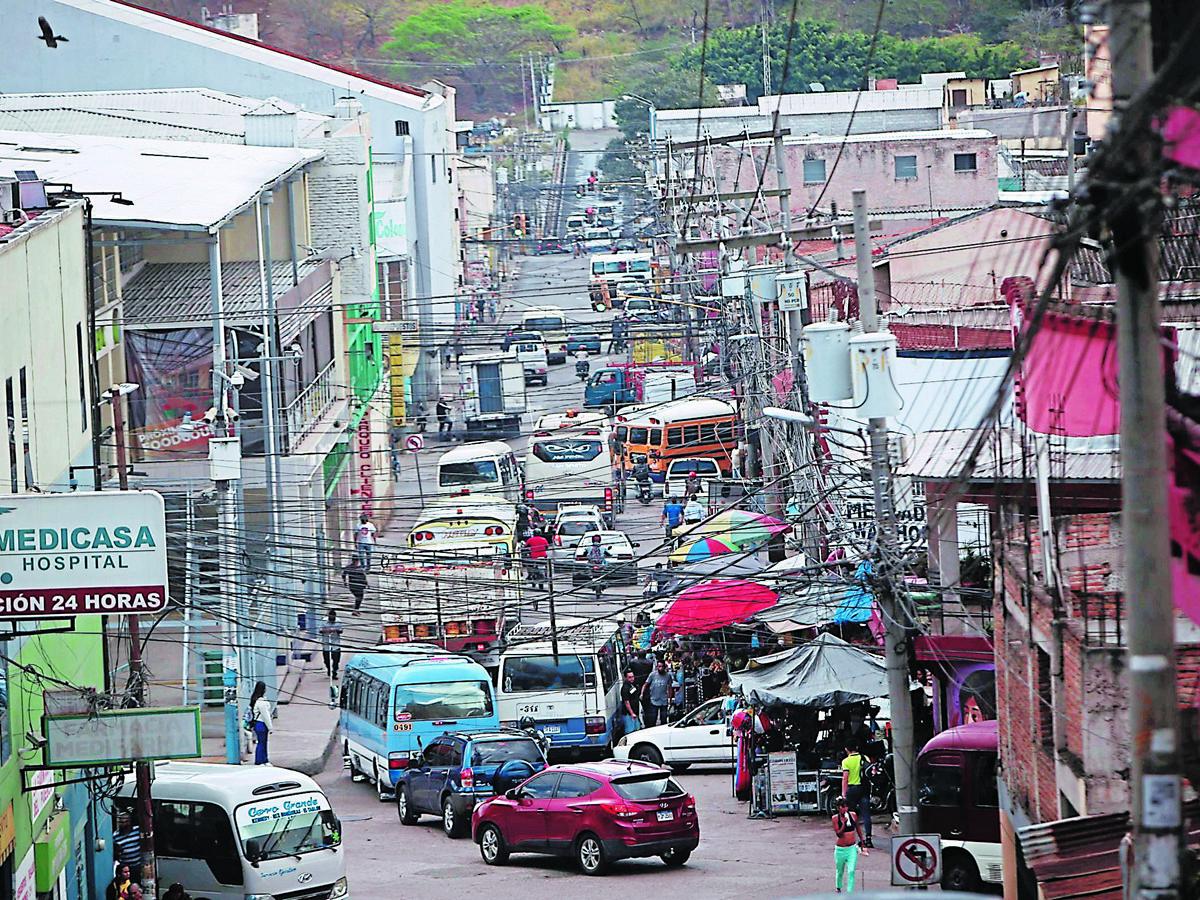 En cinco barrios y colonias del Distrito Central se concentran la mayoría de comercios