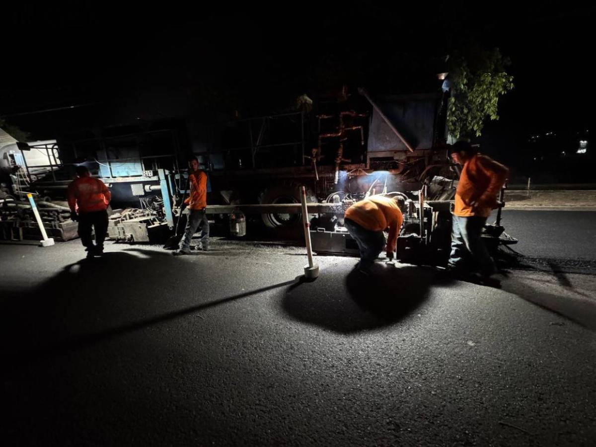 Se agiliza reconstrucción nocturna del Fuerzas Armadas con los “dragones”