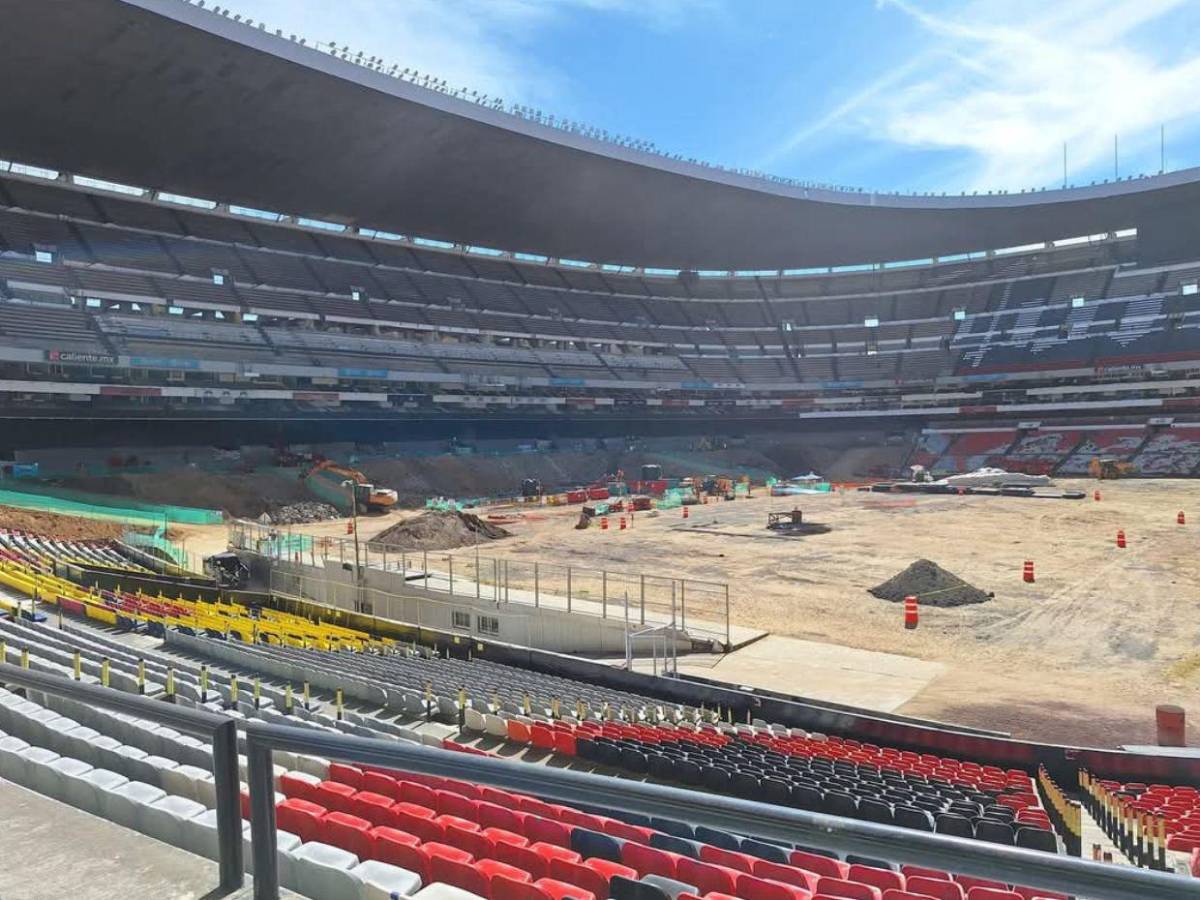 Así luce el Estadio Azteca por remodelaciones para Mundial 2026