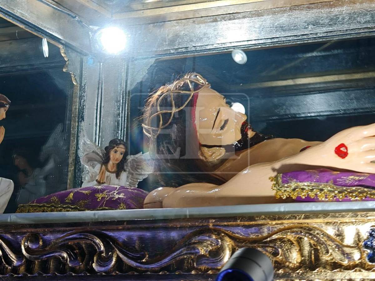 Las imágenes del Santo Entierro en Choluteca, jornada de fe y tradición